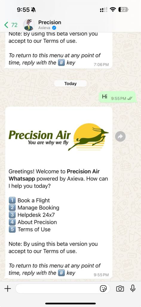 BwanaSwala Whatsapp Chatbot